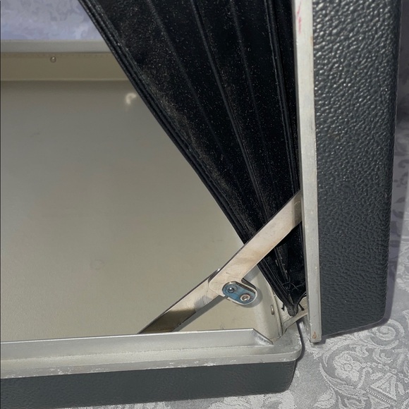 Vintage SAMSONITE Hard Shell Black Textured Briefcase - Picture 8 of 9